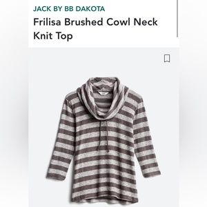 Jack by BB Dakota cowl next knit top….brand new!  Worn once